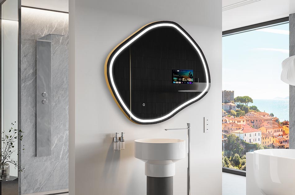 En interaktiv spegel som erbjuder möjlighet att använda Google Assistant är en  innovativ anordning som kombinerar spegelns funktioner med funktionerna hos multimediaenheter och Googles röstassistent. Du kan enkelt använda ett brett utbud av funktioner, t.ex. ta del av väderinformation, spela in röstanteckningar, bläddra i kalendern, köra streamingappar, använda Googles sökmotor, genomföra videosamtal.