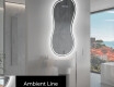 LED Badrumsspegel med oregelbunden form K223 #3