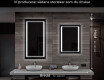 Badrumsspegel med LED-belysning Spegel L61 #7