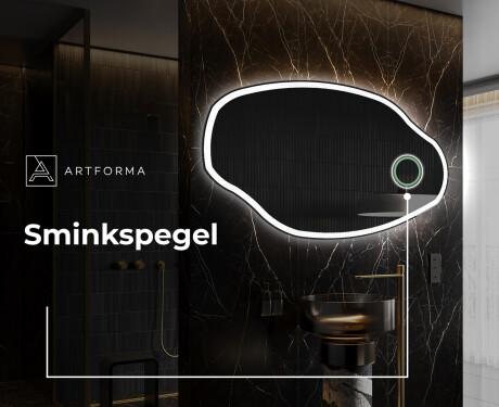 LED Badrumsspegel med oregelbunden form O222 #6