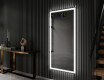 Vertikal Badrumsspegel med LED-belysning Spegel L01 #8