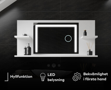 Ljusspegel Med Hyllor LED L11 #7
