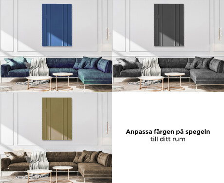 Avrundade modern spegel dekoration L174 #10