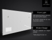 SMART Badrumsspegel med belysning LED L49 Apple #5