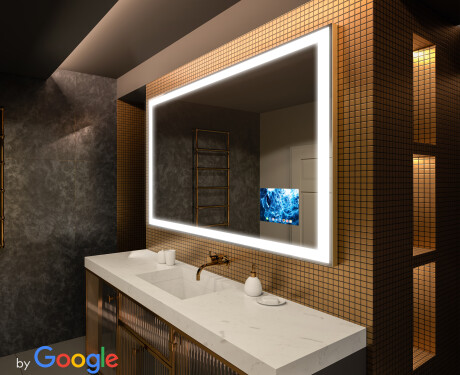 Smart Badrumsspegel med LED-belysning Spegel L01 Google-serien