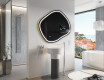 Oregelbunden spegel med belysning LED SMART R223 Google #9
