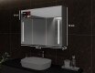 Smart spegelskåp med LED-belysning - L02 SARAH 100 x 72cm #3